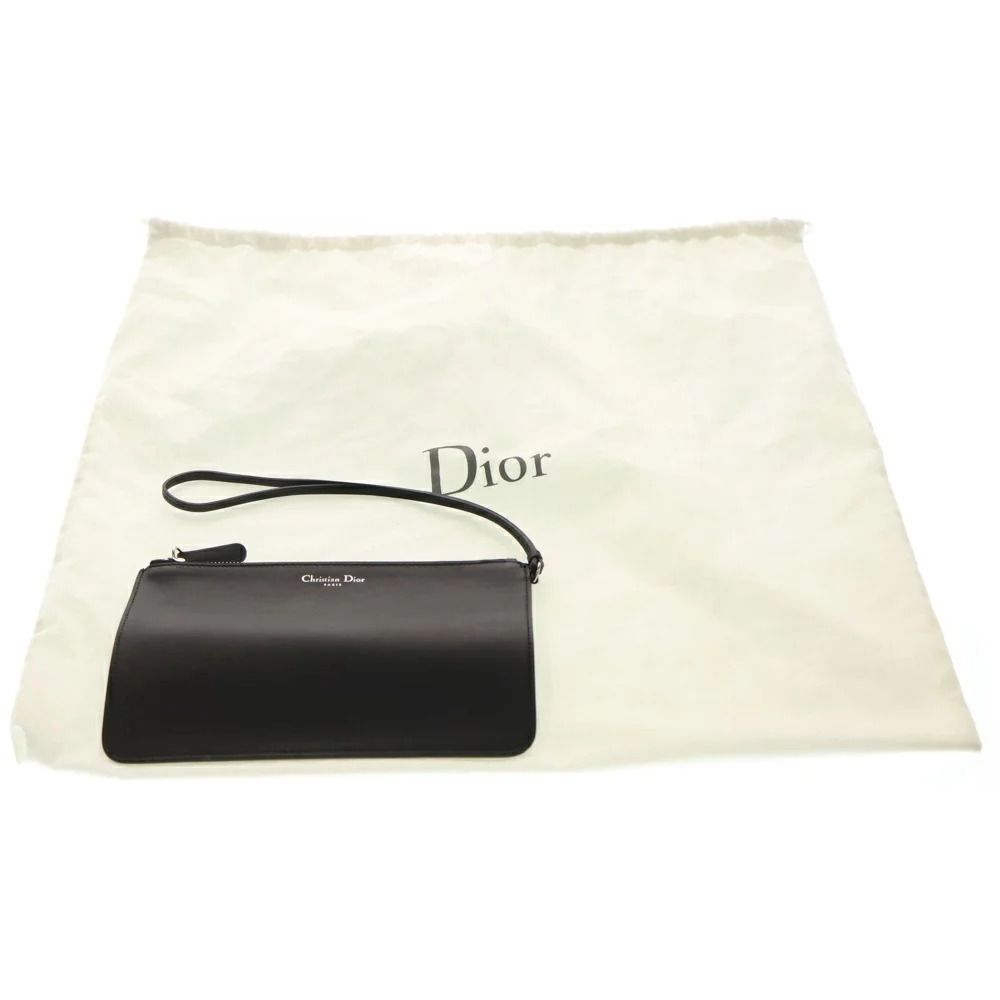 Christian Dior Paradise Diorissimo Bag Handbag Shoulder Black Leather - Picture 6 of 6